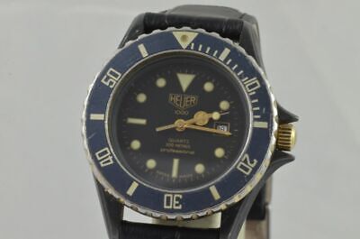 TAG HEUER PROFESSIONAL 1000 DAMEN UHR BLACKSTEEL VINTAGE 986.015 28MM ARMBANDUHR Uhrenatelier Halle