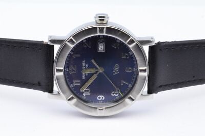 RAYMOND WEIL W1 HERREN UHR QUARZ 37MM STAHL STAHL WEISS 6100 ARMBANDUHR VINTAGE Uhrenatelier Halle