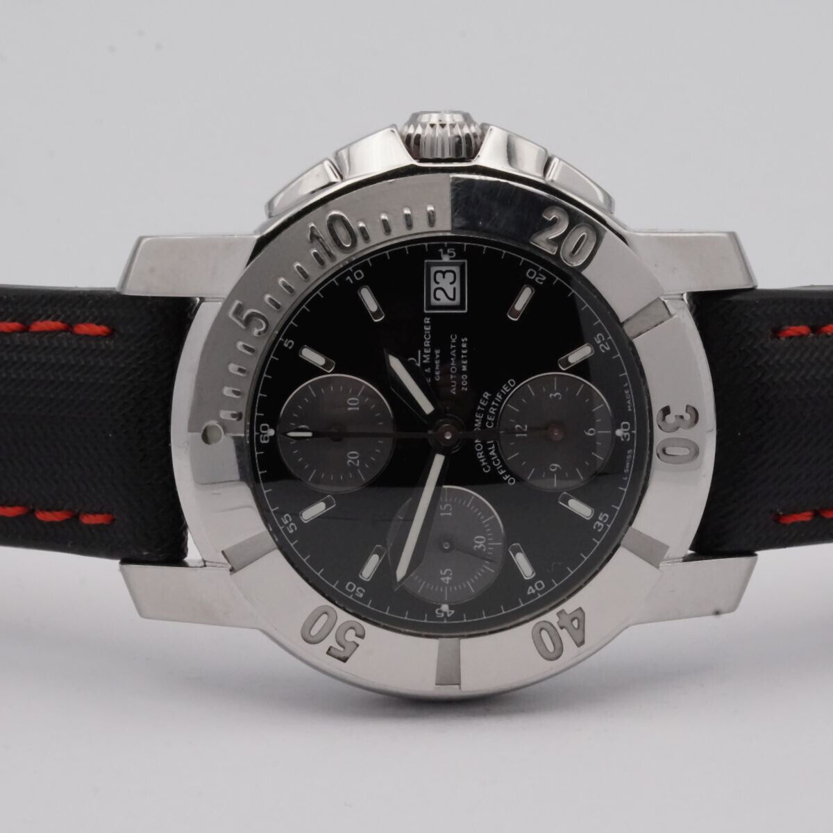 BAUME MERCIER CAPELAND AUTOMATIK CHRONO HERREN UHR 39MM STAHL 65352 UHR 2 Uhrenatelier Halle