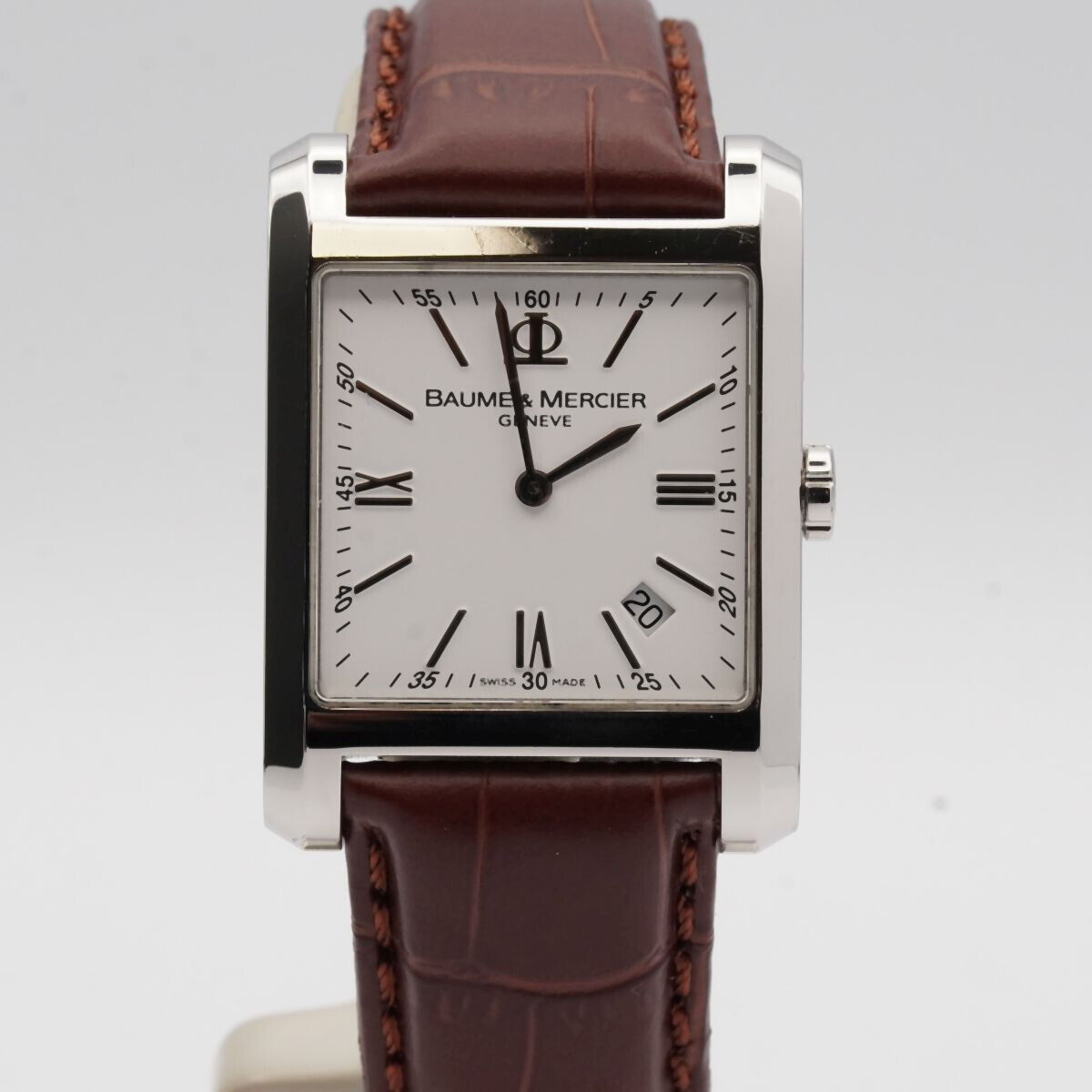 BAUME & MERCIER HAMPTON HERREN UHR 32MM VINTAGE QUARZ MV045120 