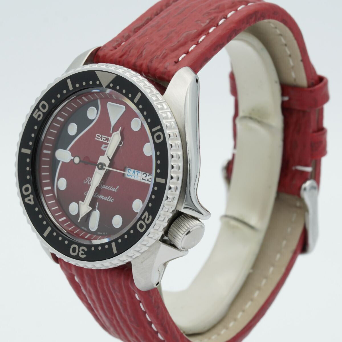 SEIKO 5 SPORTS AUTOMATIK HERREN UHR 42MM 4R36 08H0 RAR SCHON LIMITED EDITION Uhrenatelier Halle