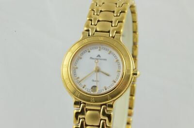 MAURICE LACROIX DAMEN UHR 75416 STAHL VERGOLDET SCH NER ZUSTAND