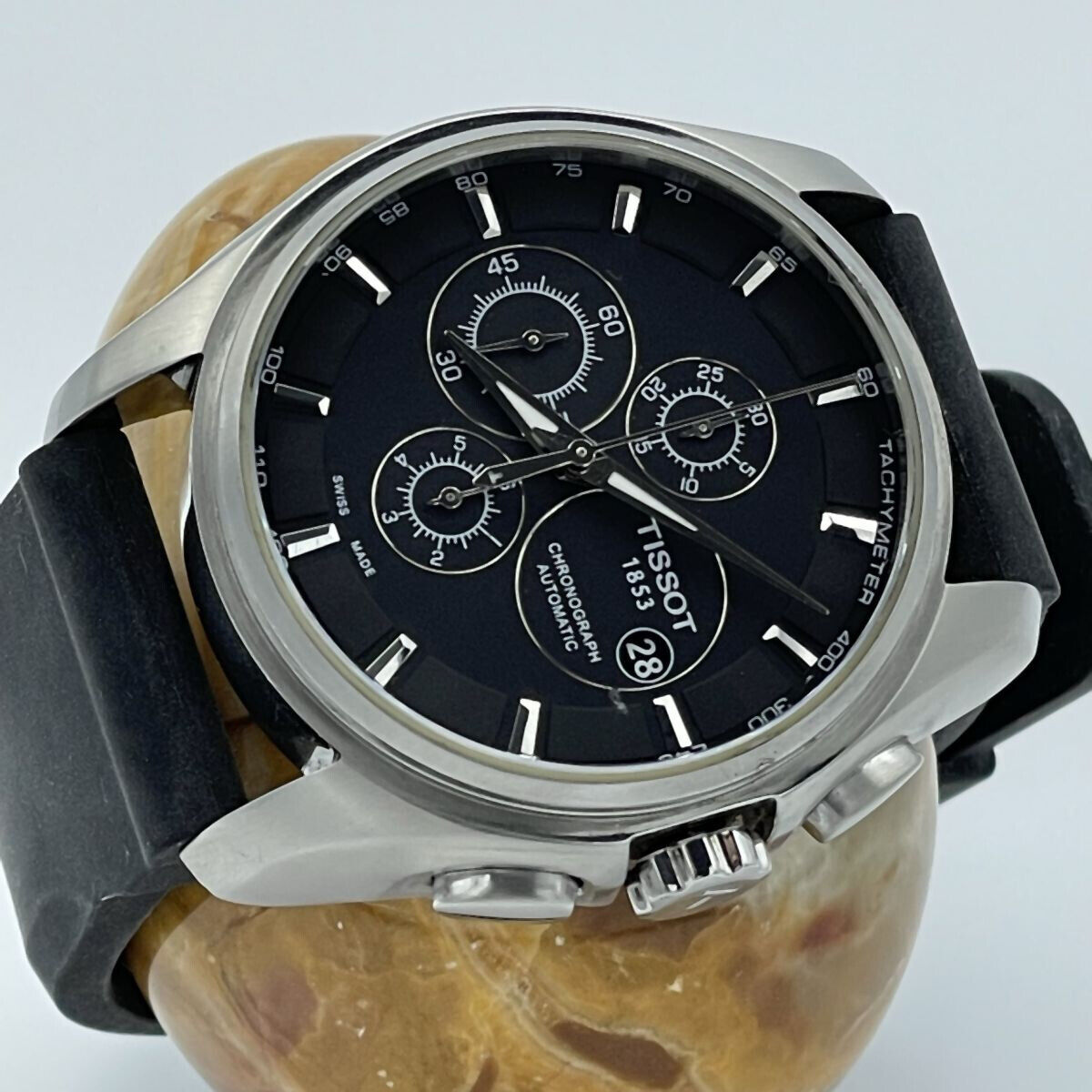 TISSOT COUTRIER AUTOMATIK HERREN UHR 44MM VINTAGE SCHONER ZUSTAND T035627A Uhrenatelier Halle