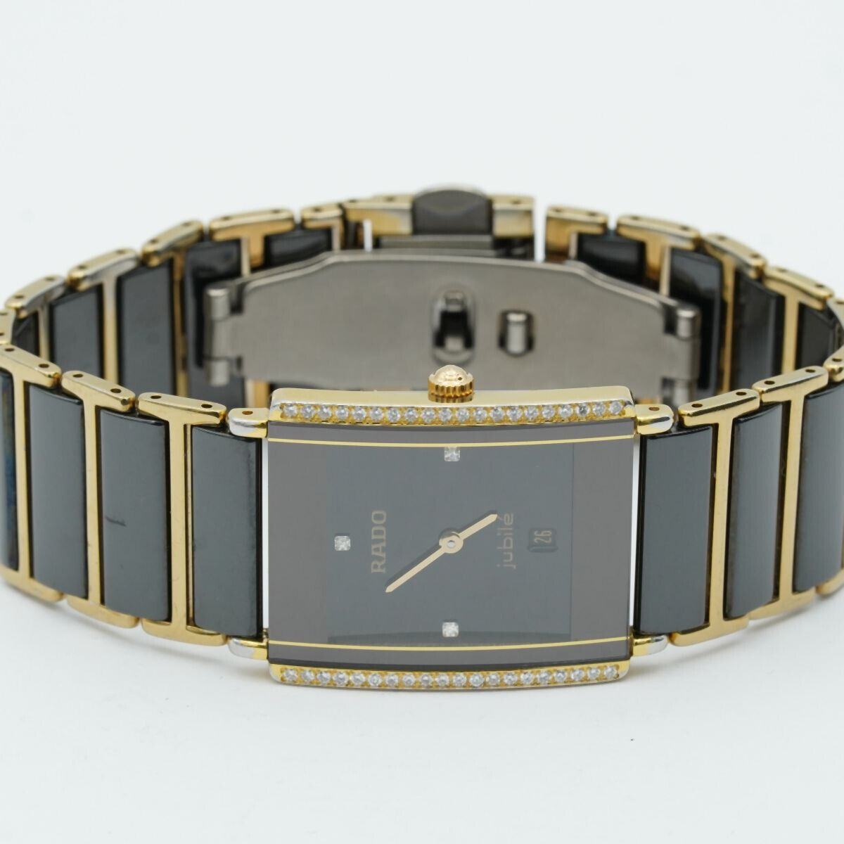 RADO DAMEN UHR DIASTAR QUARZ 24x 28MM KERAMIK 160.0338.3 SCHON R008 BRILLIANTEN Uhrenatelier Halle