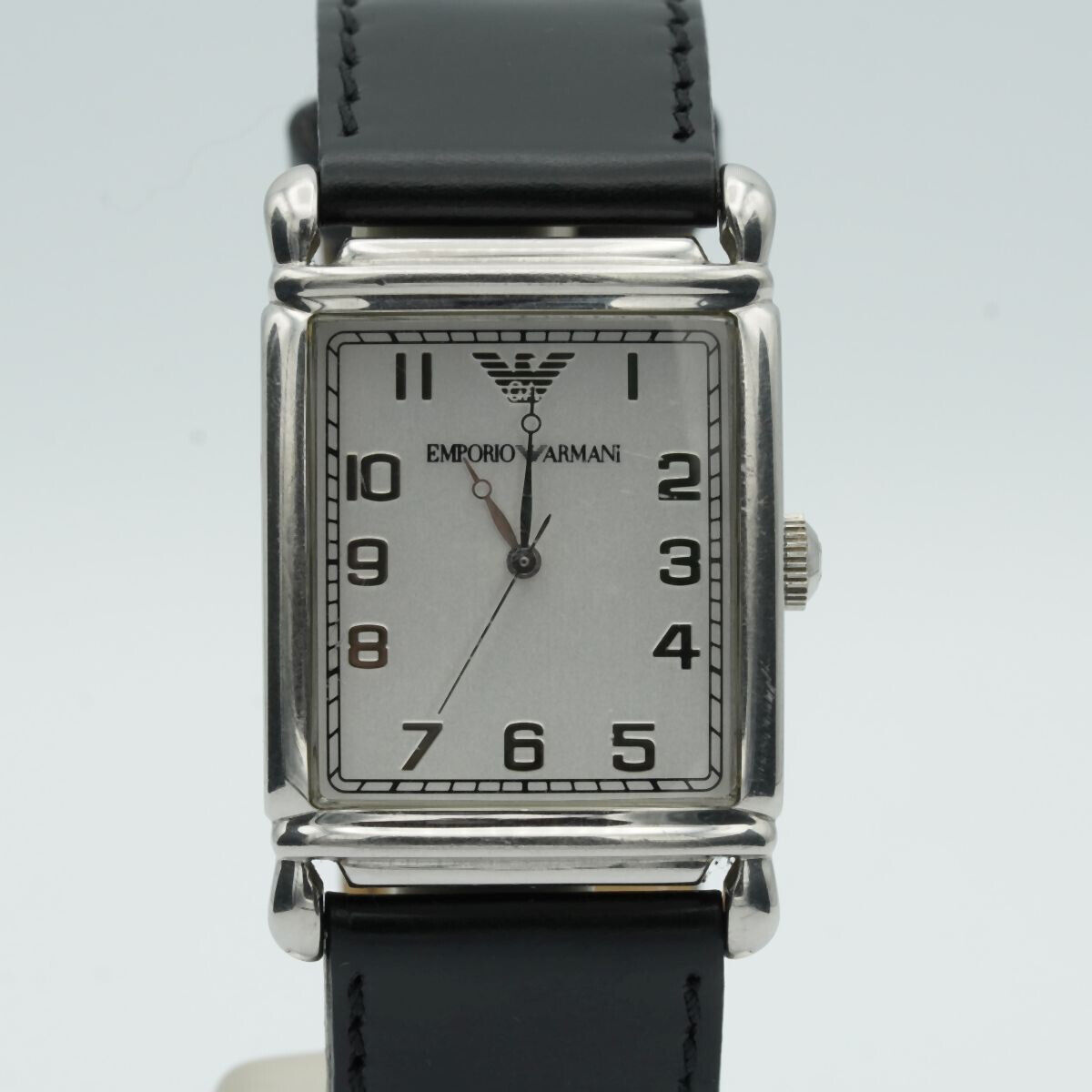 EMPORIO ARMANI HERREN UHR 28MM QUARZ MIT LEDER BAND AR0231 ARMBANDUHR VINTAGE Uhrenatelier Halle