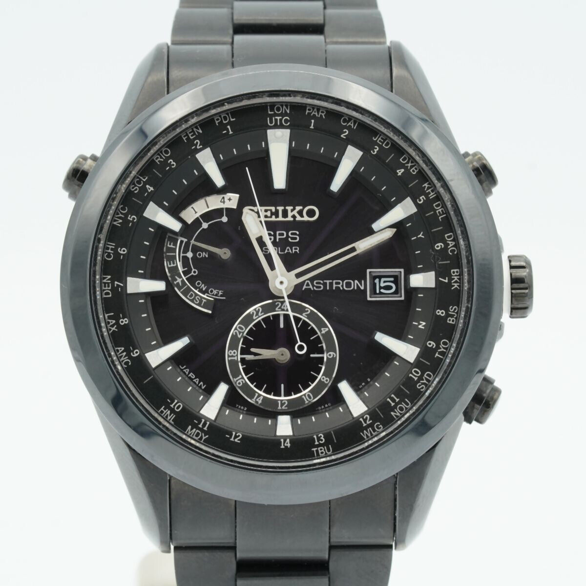 SEIKO GPS SOLAR ASTRON HERREN UHR 44MM 7X52 0AA0 SCHONER ZUSTAND S014 Uhrenatelier Halle