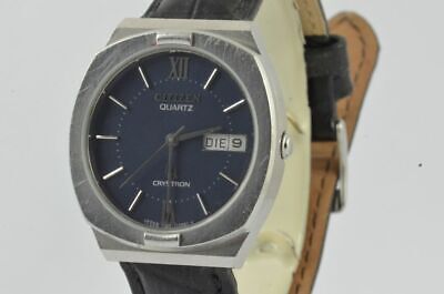 Citizen quartz crystron watch best sale
