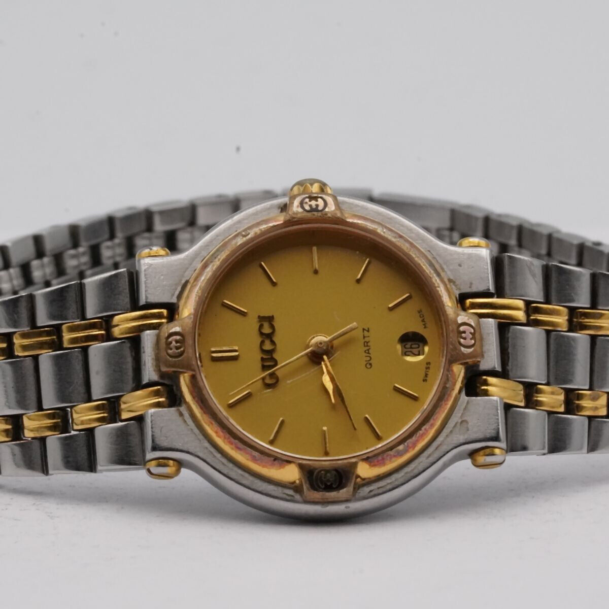 GUCCI DAMEN UHR 9000L QUARZ MIT STAHL BAND VINTAGE RAR ARMBANDUHR VINTAGE  RAR 4 | Uhrenatelier Halle
