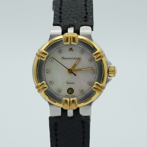 MAURICE LACROIX CALYPSO DAMEN UHR STAHL GOLD VINTAGE 75326 VERGOLDET RAR ML059 Uhrenatelier Halle